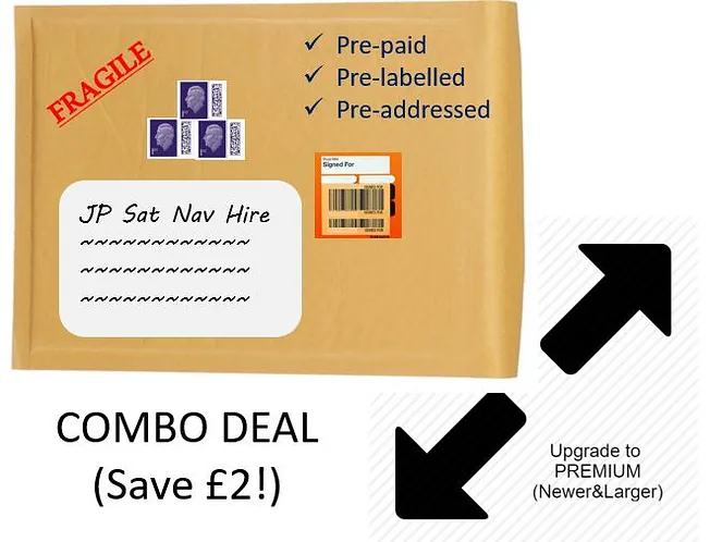 COMBO DEAL - Pre-Paid Return Jiffy Bag & Premium Unit [SAVE £2.00]